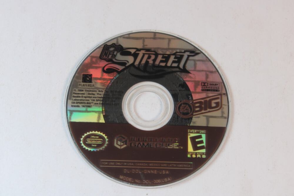 NFL Street (Nintendo GameCube, 2004) Authentic, Game Disc Only, Tested/Works